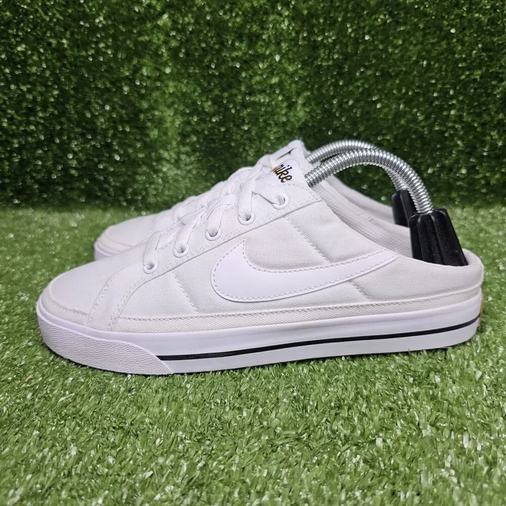 Nike White Slip-On Athletic Shoes - Picture 4 of 10
